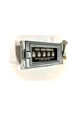 Universal Rs-102-5 V2 Lamalı Tuşlu Darbeli Turmetre Sayaç