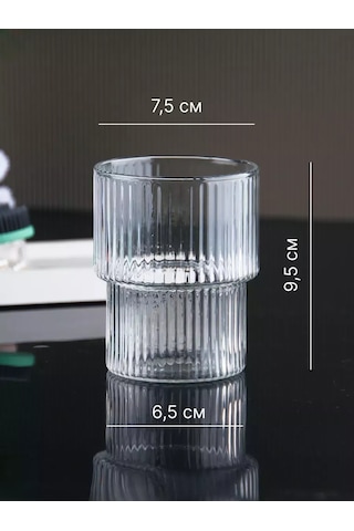 Glass Concept Diş Fırçaları İçin Cam Bardak Standı 236202950 Beyaz