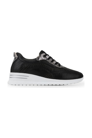 Tamer Tanca Kadın Hakiki Deri Siyah/antrasit Sneakers & Spor Ayakkabı 773 26551 Bn Ayk Y26 Sıyah/antrasıt