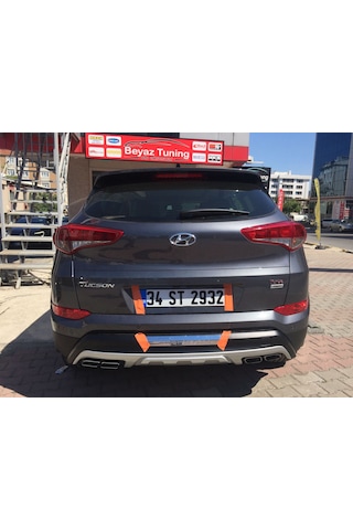 Hyundai Tucson Ön Arka Tampon Koruma Difüzör 2015-2016-2017-2018 Turbosuz