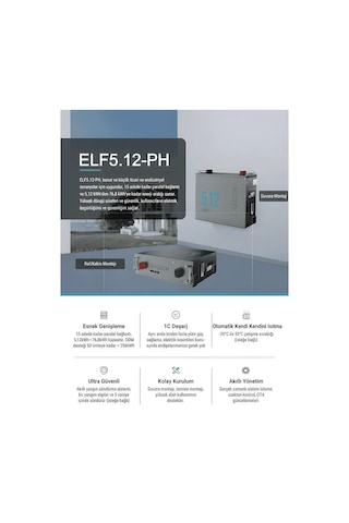 Exelon 51.2v 100ah Lityum Akü