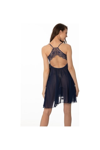 Pierre Cardin 880 Saten Gecelik - Lacivert Lacivert