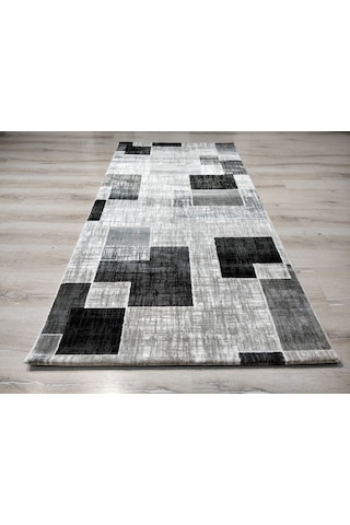Tuğra Milano 1451 Siyah Halı Yolluk 100X200 Cm