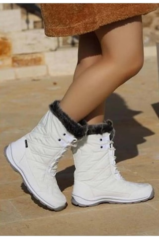 Hammer Jack Usoa Beyaz Bayan Su Geçirmez Kar Botu 20109 Beyaz