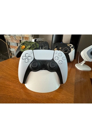 Playstation 5 Dualsense İçin Minimalist Stand Beyaz