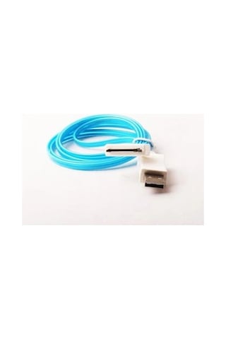Vcom Cu272fs iPhone Uyumlu 4 1mt Ledli Kablo Mavi Kdo