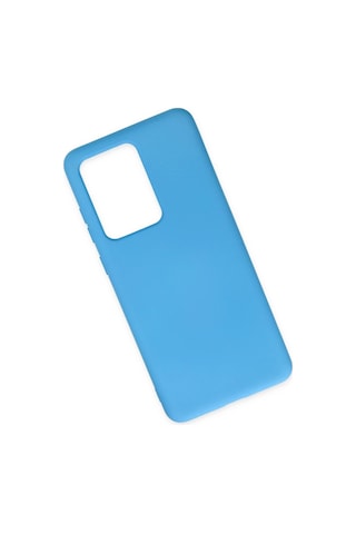 Newface Samsung Galaxy Uyumlu S20 Ultra Kılıf Nano İçi Kadife Silikon Glblseme - 1 - Mavi