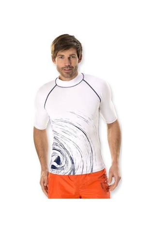 Subgear Rash Guard Güneş Koruma Circle White Termal Içlik S (549079307)-S Çok Renkli