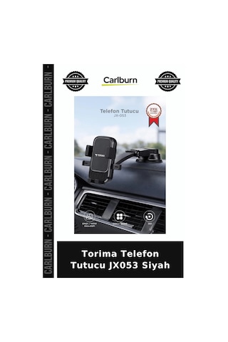 Delux Serisi Torima Telefon Tutucu Jx053 Siyah Kokpit Yol Modern