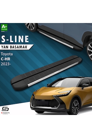 S-dizayn Toyota C-hr 2 S-line Krom Yan Basamak 173 Cm 2023 Üzeri A+ Kalite