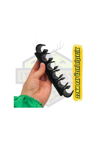 22 Mm Ray Üzeri Polimer Taktikal Fişeklik - 6 Fişek Kapasiteli Y Diğer