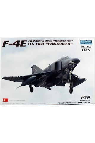 Hobbytime 075 1/72 Ölçek, F-4e Phantom Iı, Terminatör, 111.filo Panterler, Plastik Model Kiti-57617