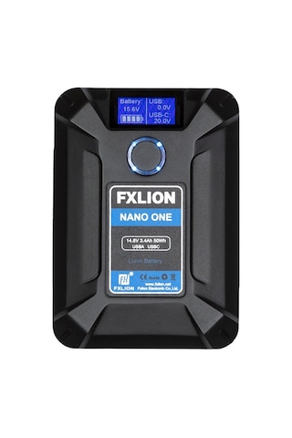 Fxlion Nano One 50wh Ultra Kompakt V-mount Kamera Bataryası 14.8v
