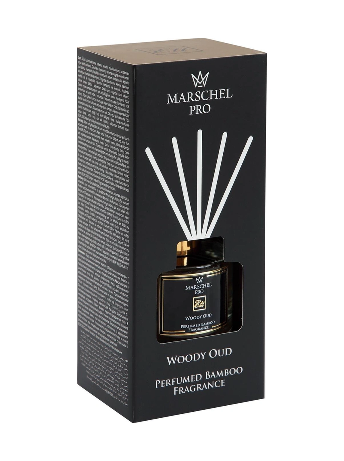 Marshel Pro Woody Oud Çubuklu Koku Cam Şişe 165 Ml Odunsu