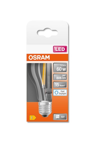 Led Cla60 6,5w Beyaz Işık E-27 806lm Ampul 1 Led Cla60 6,5w Beya