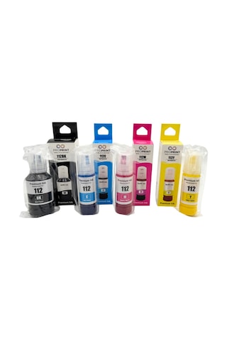 Proprint Epson L15180 4 Renk Uyumlu Mürekkep 112 - 127 Ml 70 Ml