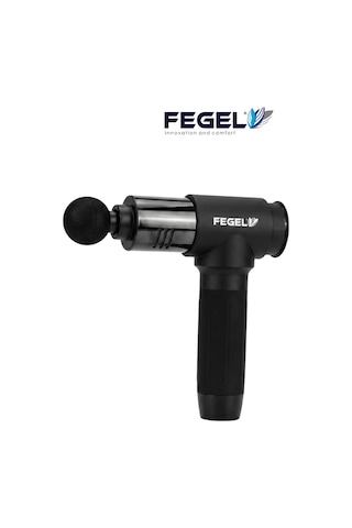 Fegel FG-95 Şarjlı Kablosuz Sessiz Motorlu Çok Başlıklı Profesyonel Masaj Tabancası