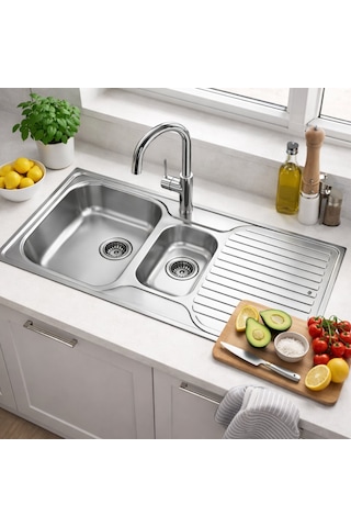 Teka Princess 60 B Paslanmaz Çelik Eviye - 40109153