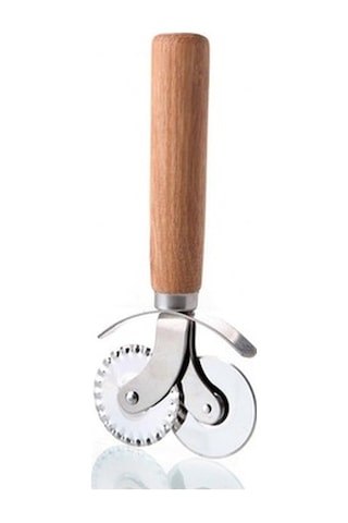 Pratik Ahşap Saplı Hamur Ve Pizza Kesme Ruletii