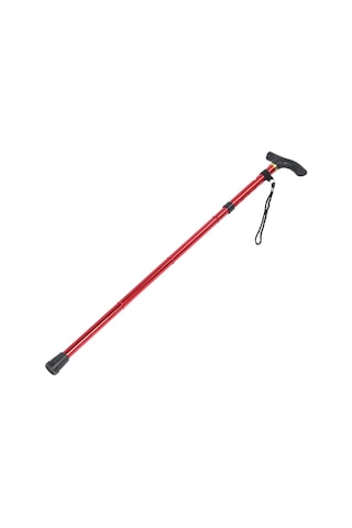 Dış Mekan Kullanımı İçin Katlanabilir Alüminyum Alaşımlı Yürüyüş Batonları, Kaymaz Çok Renkli