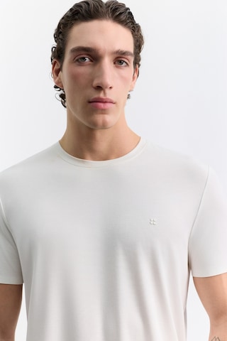 Avva Erkek Ekru Bisiklet Yaka Soft Touch Premium Basic Regular Fit T-shirt A62y1037