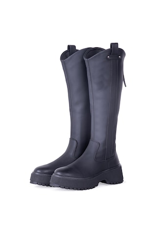 Pierre Cardin 11196 Kadın Kışlık Çizme Siyah Siyah