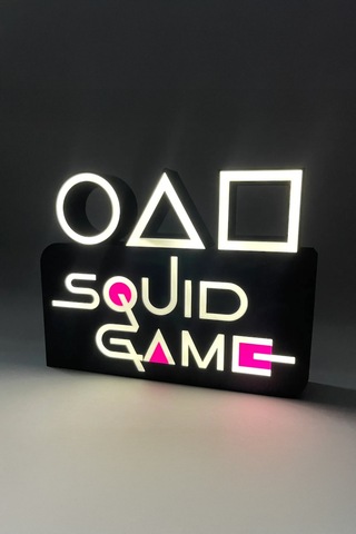 Squid Game Dekoratif Led Aydınlatma Çok Renkli