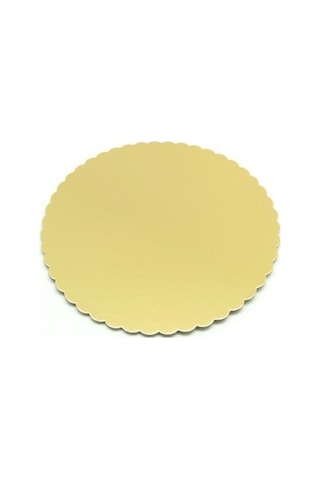 Altın Karton Pasta Altlığı 32 Cm 100 Adet