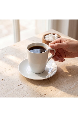 Güral Venedik 2 Parça Tabaklı Mug Bardak Diğer