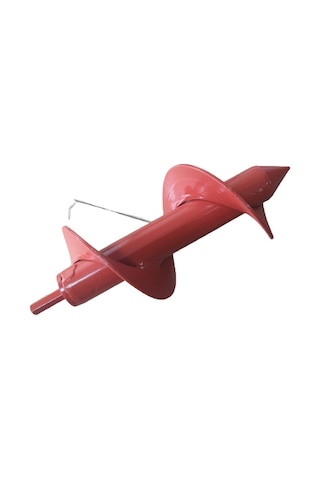 Toprak Burgu Fide Fidan Dikme Matkap Ucu Aparatı 8Cm 20 Cm Siyah