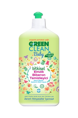 Green Clean Baby Organik Portakal Yağlı Bitkisel Biberon ve Emzik Temizleyici 2 x 500 ML