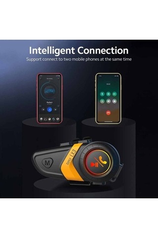 Jokmae Motosiklet Lx3 Kulaklık Kask İçi Bluetooth 5.0 Cvc Çipli Akıllı Ses Aygıtı - Üstün Akustik Deneyim