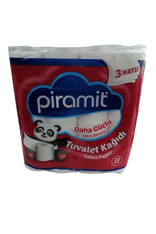 Piramit 3 Katlı 32 Rulo Tuvalet Kağıdı