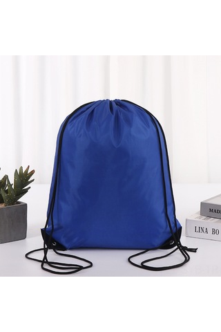 Symbee Mavi Su Geçirmez Oxford Kumaş Çekmeceli Sırt Çantası, Ev Kullanıma Uygun, Dayanıklı Malzeme, Logo Özel Tasarım Mavi