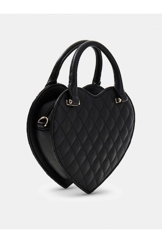 Guess Atabey Kalp Şekilli Kadın Siyah Çapraz Çanta Hwqg9894770-bla Siyah