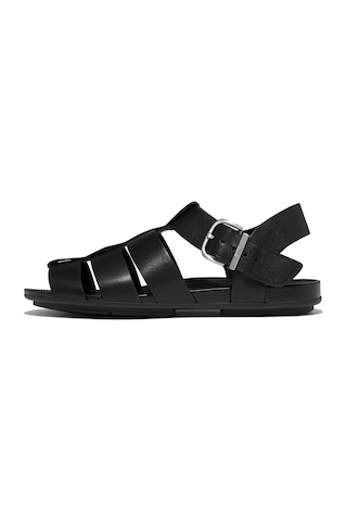 001 Black Sandalet Kadın A4b-001/c15 Fitflop Gracıe Leather Fısherman Sandals siyah