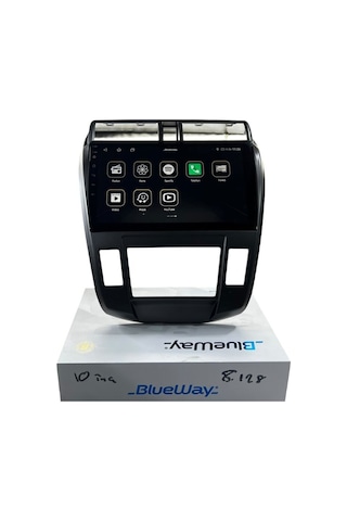 Honda City Ac 2008-2013 Blueway 8-128 Tam Profesyonel Oem Multimedia 10"