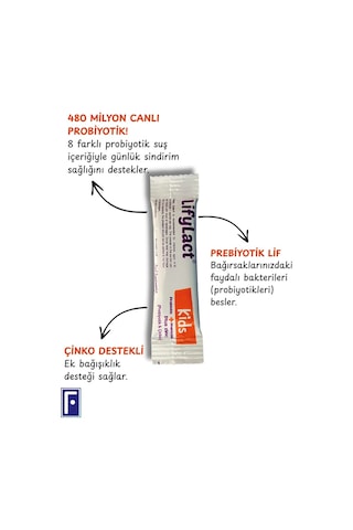 Lifylact Kids Probiyotik 3 x 10 Şase