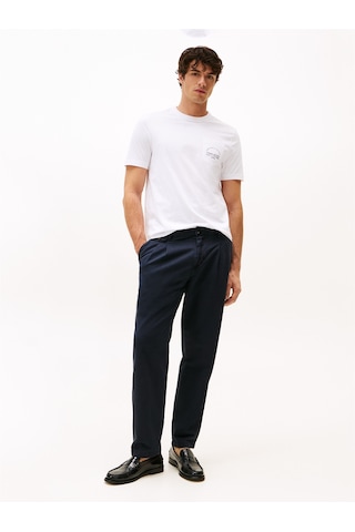 Tommy Hilfiger Hılfıger Arch Pocket Tee Erkek Beyaz T-shirt - Mw0mw38623