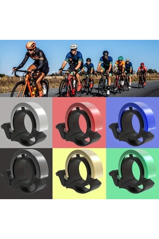 Buffer Ultra-yüksek Sesli Alüminyum Alaşımlı Bisiklet Zili Çok Renkli