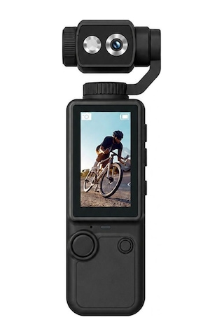 4k Vlog Kamera Wifi Bağlantılı 180 Dönebilen Lensli Dijital Video Kamera Stabil Çekim 2.0" Ips Ekran