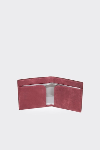 White Stone Hakiki Deri Bordo Kağıt Para Bölmeli Premium Kartlık Bordo