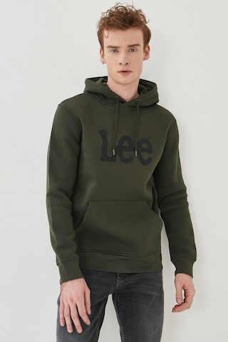 Lee Kapüşonlu Regular Fit Zeytin Erkek Sweatshirt L212021308 Zeytin