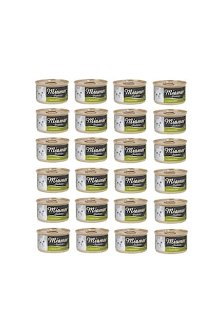 Miamor Pastete Tavşanlı Konserve Yetişkin Kedi Maması 24 x 85 G