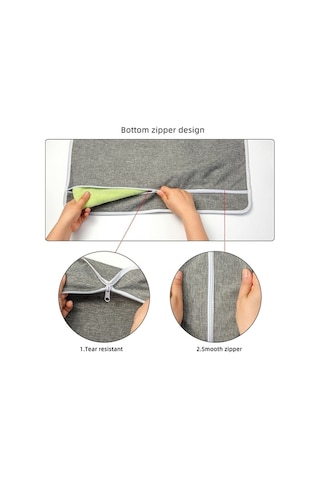 Novahub Cbtx Banyo Kirli Elbise Organizatör, Duvara Montajlı, Gri Diğer