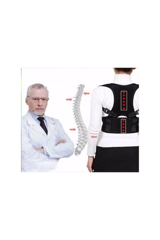 Manyetik Dik Duruş Korsesi Unisex Mıknatıslı Sırt Korsesi