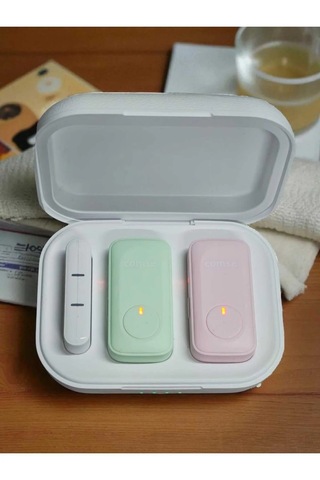 K16 Iphone Ve Type-c Uyumlu Kablosuz Yaka Mikrofonu Göstergeli Led Şarj Kutulu Gürültü Azaltma