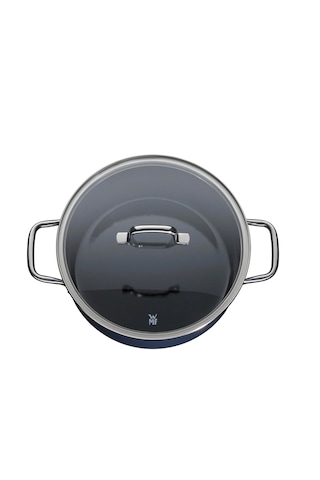 Wmf Fusiontec Essential Büyük Tencere 24cm Cam Kapak 4,4l Koyu Mavi
