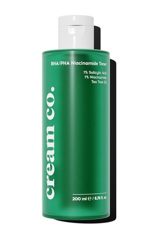 Cream Co. Akne & Siyah Nokta Karşıtı Gözenek Sıkılaştırıcı Bha/pha Niacinamide Salisilik Asit Tonik 200 Ml