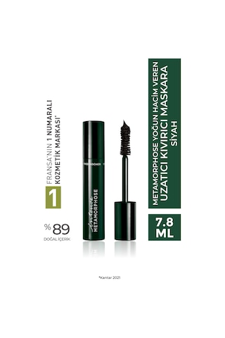 Siyah Yoğun Hacim Veren Uzatıcı Kıvırıcı Metamophose Maskara 7,8ml